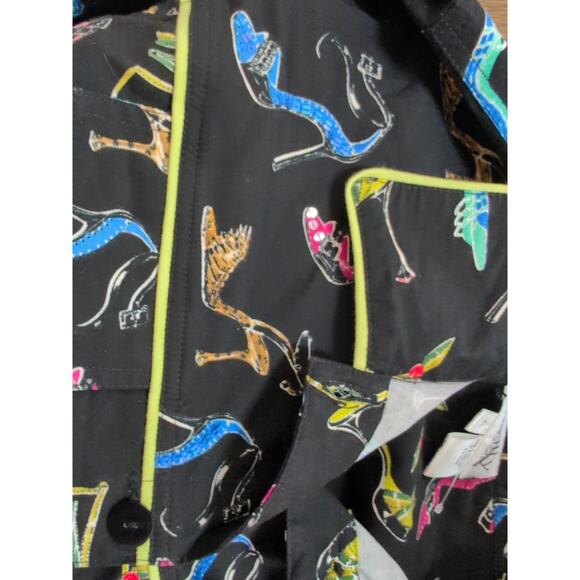 Vanity Collection VTG 90s sequin pants set XL jacket L high heels pockets! cute! - Picture 6 of 13